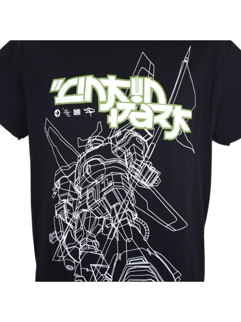Linkin Park T Shirt Mens Size Medium Black Reanimation Outline Rock Band Tee